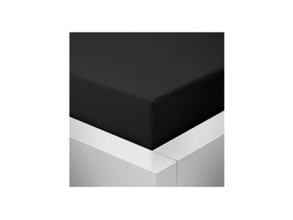 JERSEY prostěradlo Basic 90x200 černá