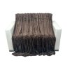 32164 2 jaro mikroplysova deka 200 x 230 cm blanket tmave hneda