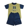 Dětské pyžamo sport 21 žluto modré