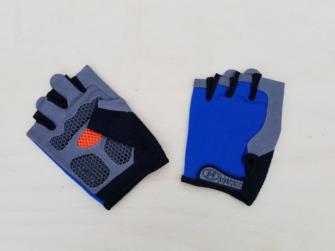 Posilovací gelové rukavice BLUE