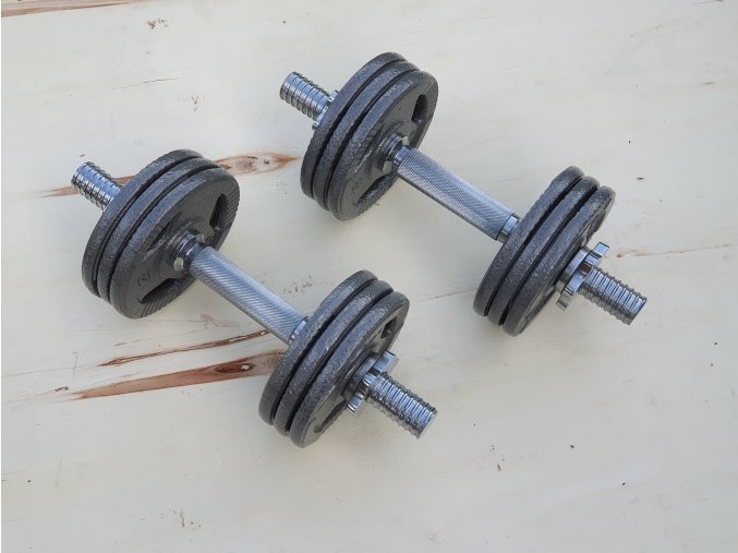 Nakládací činky 2x10kg HAMMER