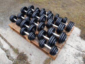 Sada jednoručních činek 340kg FIX
