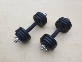 Nakládací činky 2x9kg QX