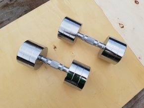 Jednoruční činky 2x14kg FIX CHROM