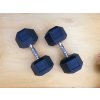 jednoruční činky 2x18kg HEXA