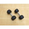 jednoruční činky sada 126kg HEXA