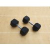 jednoruční činky sada 126kg HEXA