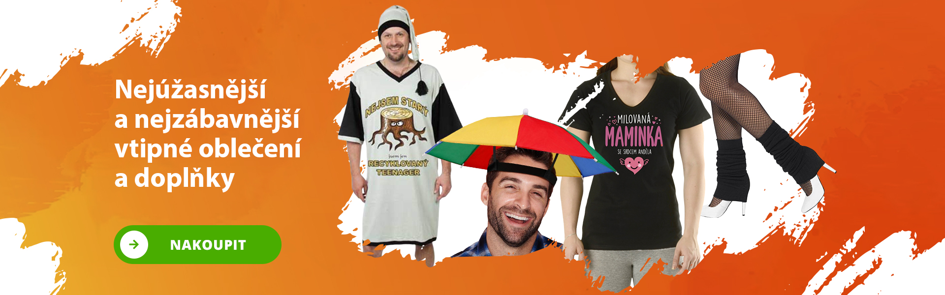 Vtipné oblečení a doplňky