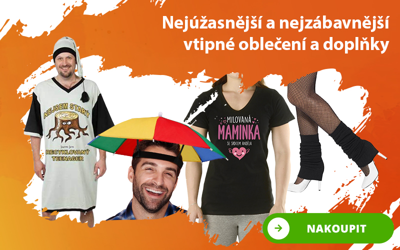 Vtipné oblečení a doplňky