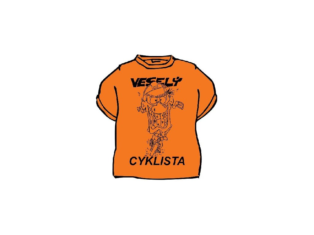 Tričko - Veselý cyklista