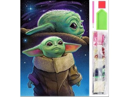 diamantove malovani 5d yoda star wars 1