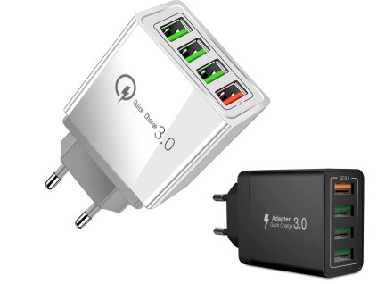 Nabíječka s rychlonabíjením 4x USB 3.0 Quick Charge