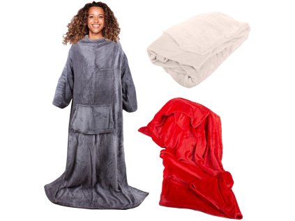 televizni deka s rukavy 140 x 200 cm 1