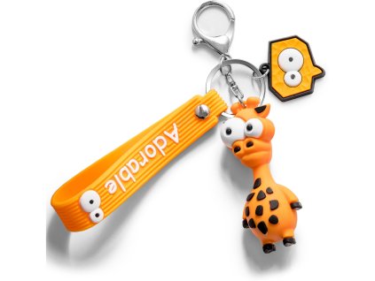 privesek na klice 3d zirafa 3