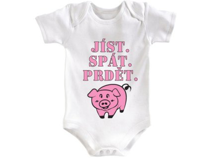 Dětské body - jíst, spát, prdět