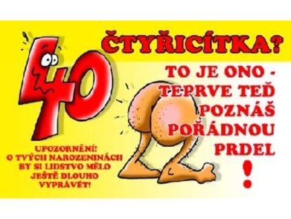 Průkaz - Čtyřicítka? 40