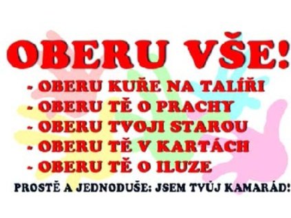 Průkaz - Oberu vše