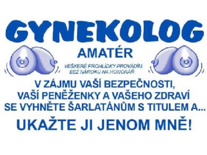 Průkaz - Gynekolog amatér