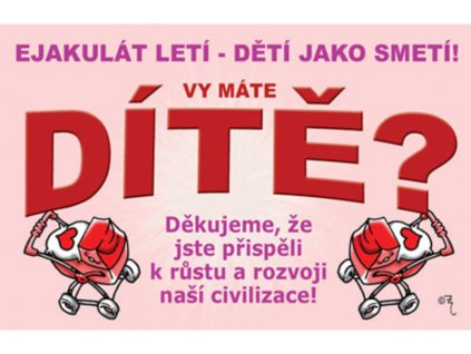 Průkaz - Vy máte dítě