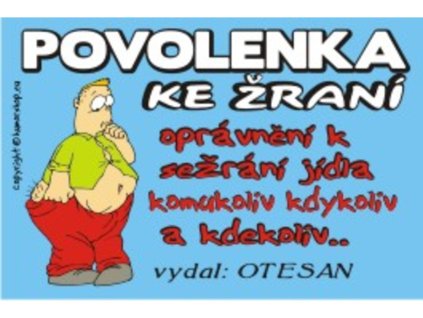 Povolenka ke žraní