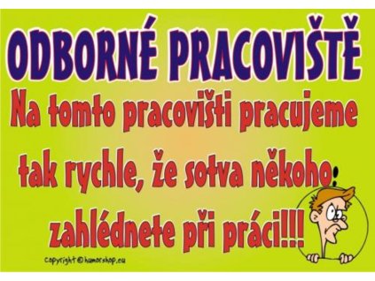 Certifikát - Odborné pracoviště