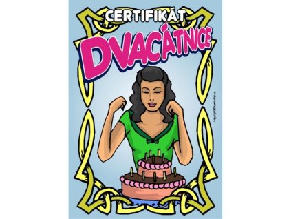 Certifikát dvacátnice