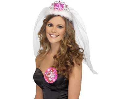 Korunka se závojem - Bride to be - bílá