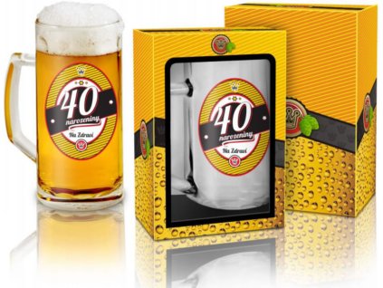 Půllitr - Narozeniny 40