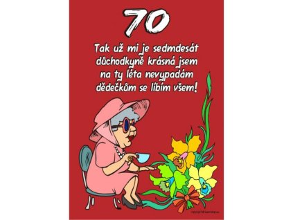 Certifikát 70 pro ženu