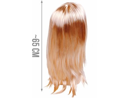 Dámská paruka blond dlouhá 1