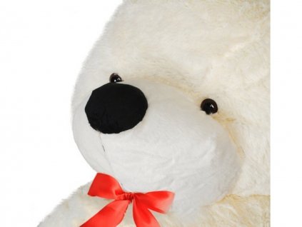 plyšový medvěd 130 cm bílý1
