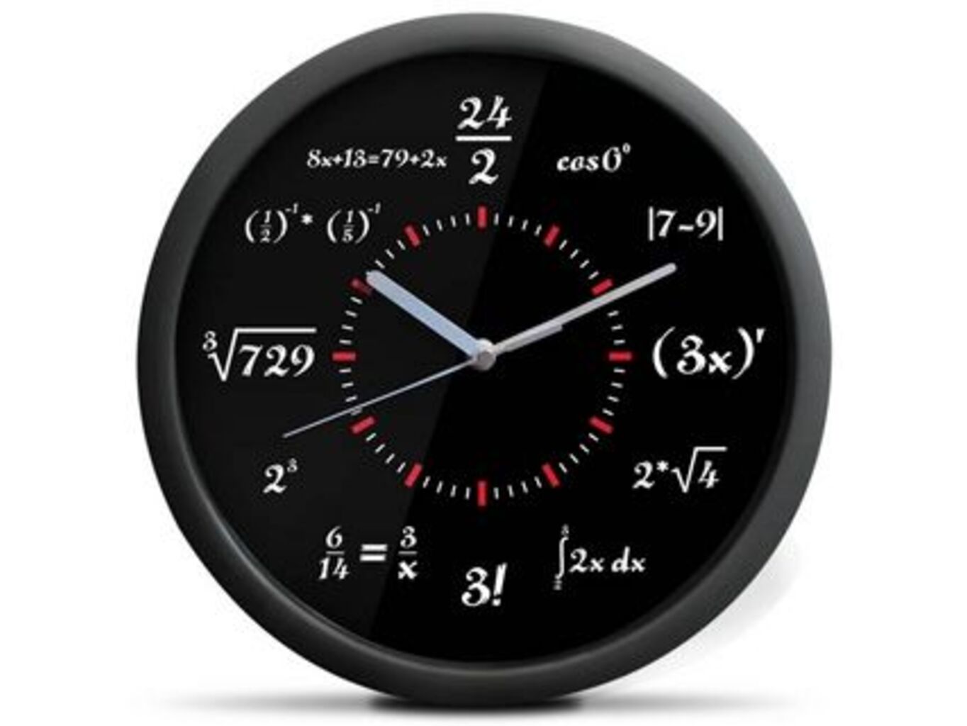 Matematické hodiny plastové