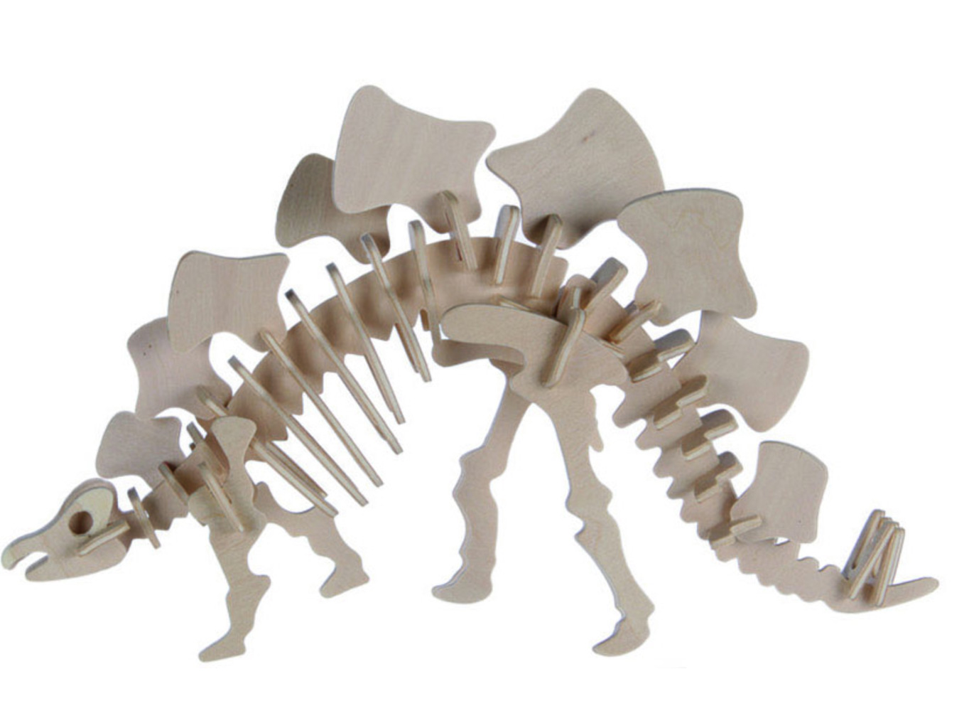 3D dřevěné puzzle dinosaurus Typ: Stegosaurus