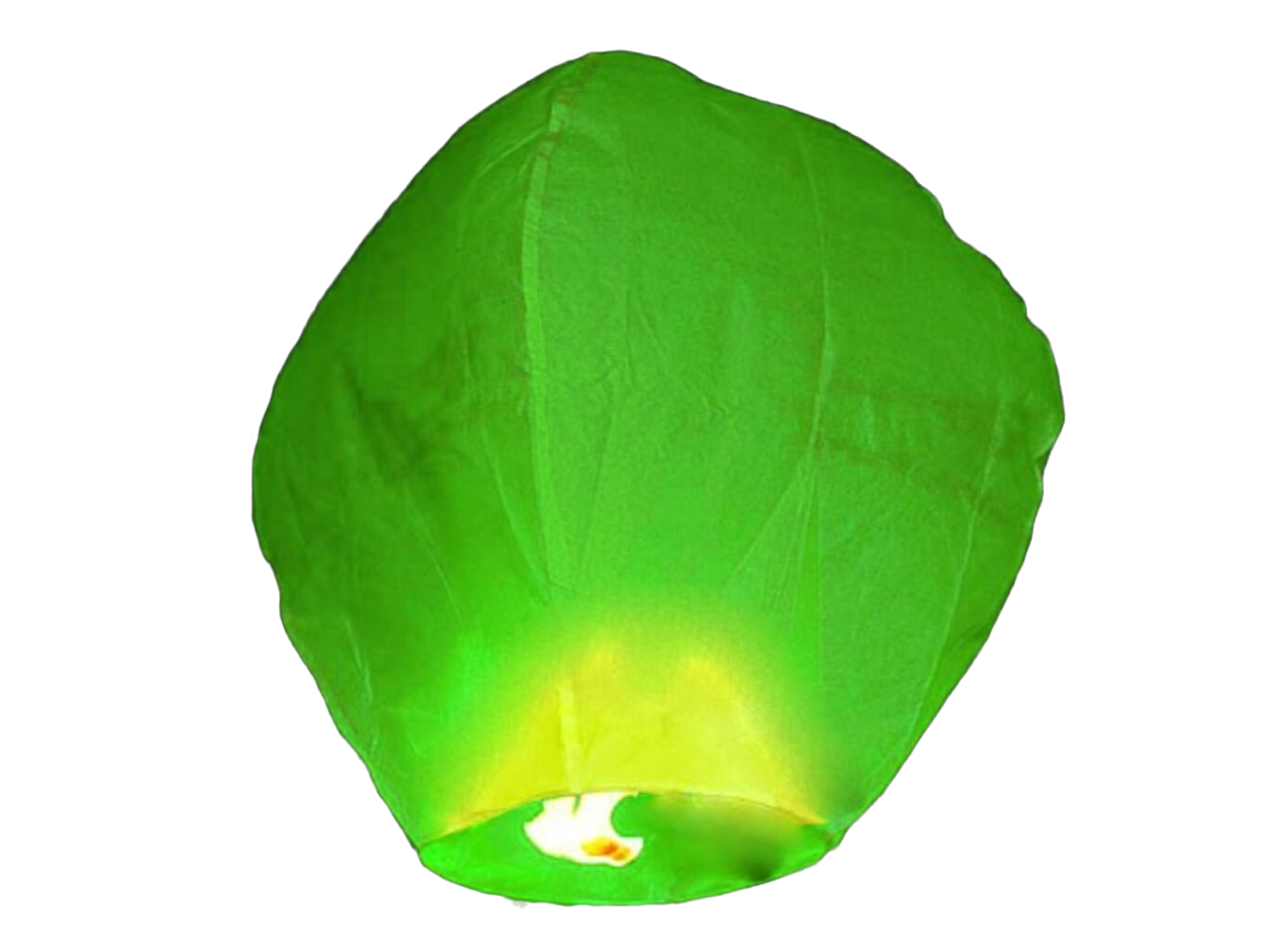 Lampion přání - Zelený