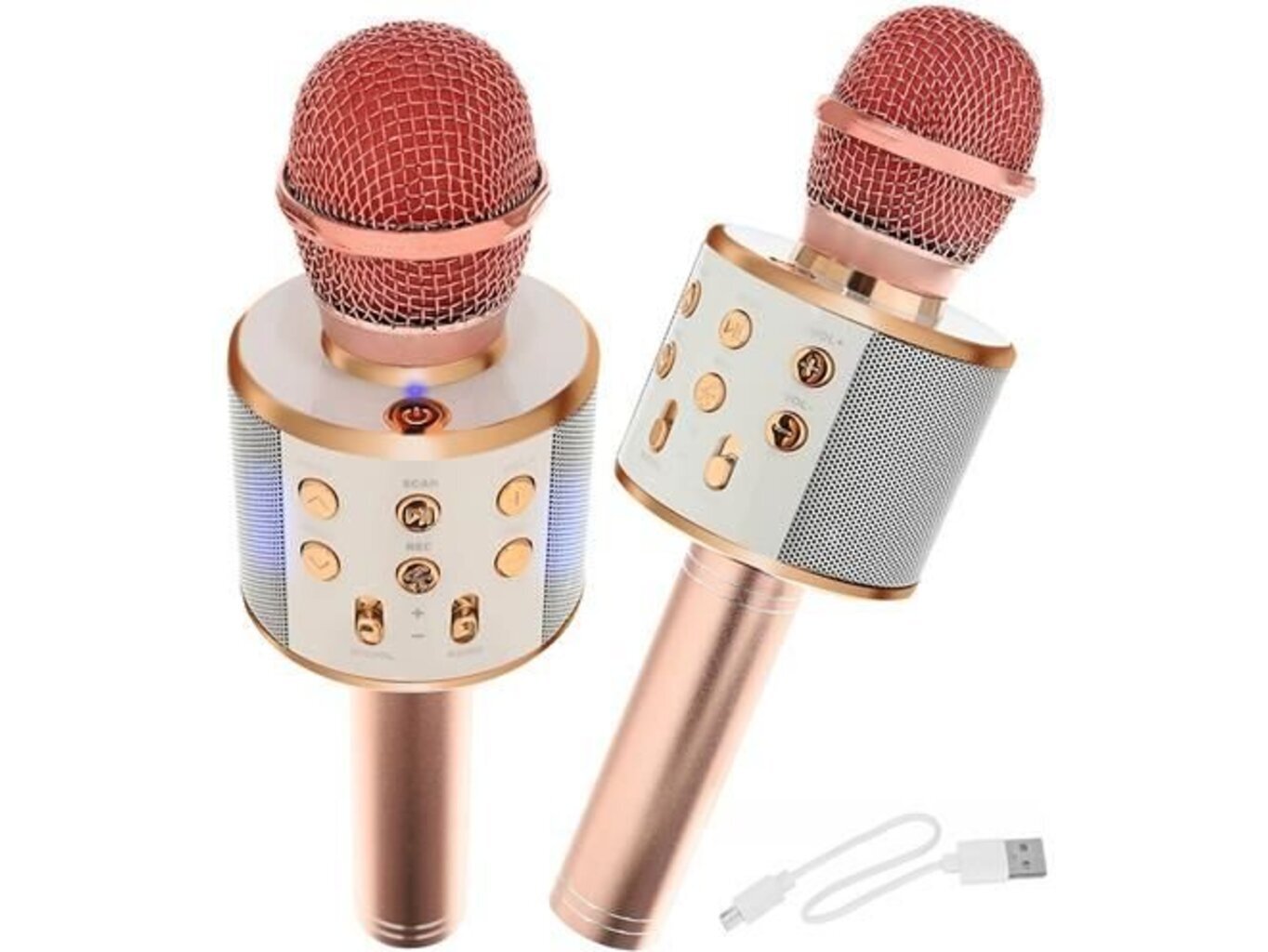 WSTER WS 858 Karaoke bluetooth mikrofon Rose Gold