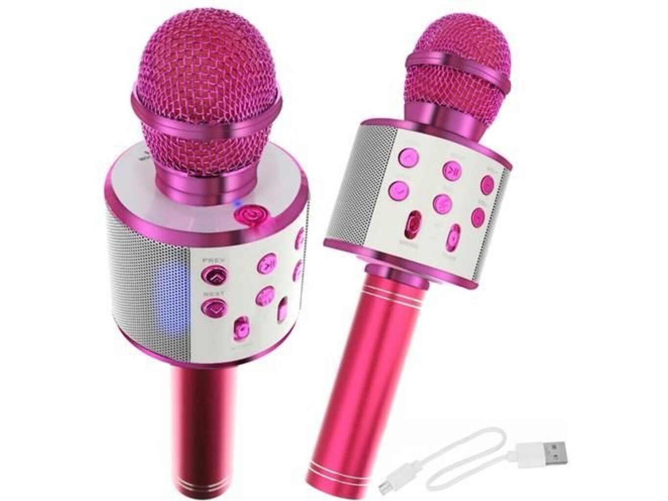 WSTER WS 858 Karaoke bluetooth mikrofon růžová