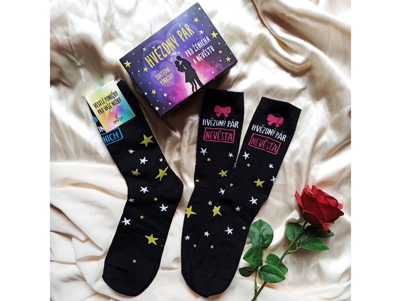 Veselé ponožky - Hvězdný pár