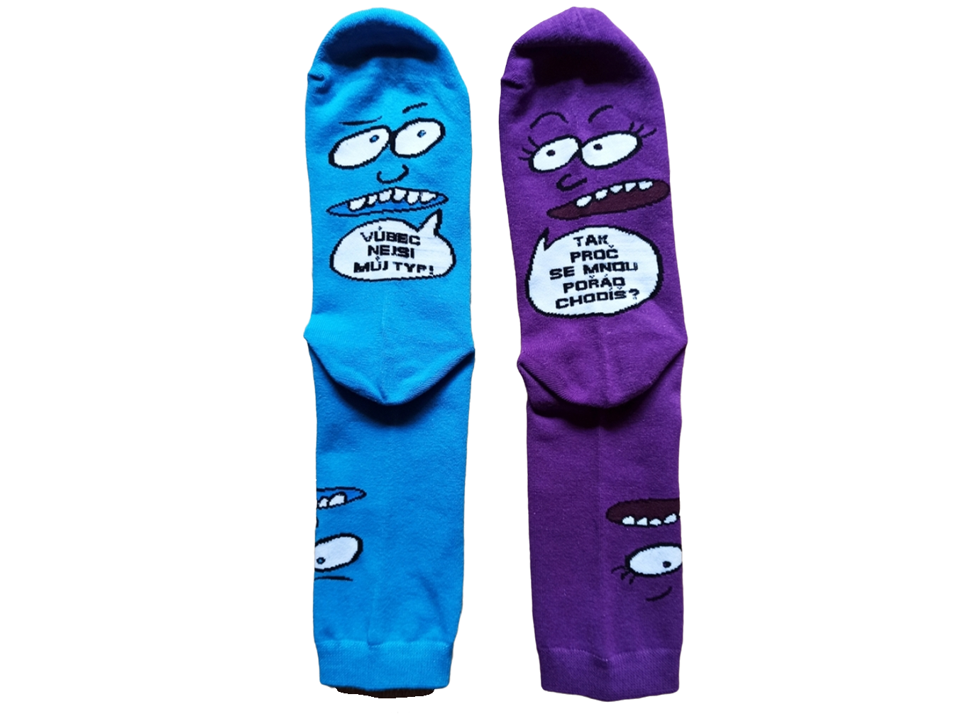 Veselé ponožky - Vůbec nejsi můj typ Velikost: 39-42