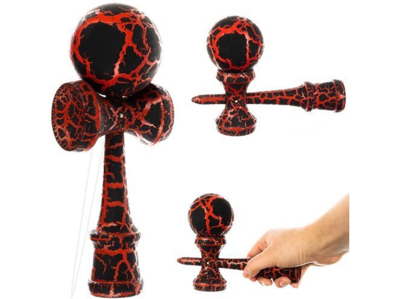 Kendama ISO venkovní hra červená