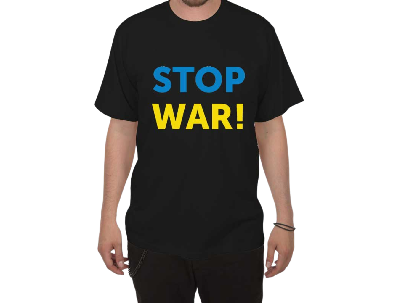 Tričko - STOP WAR Barva: Černá, Velikost: S