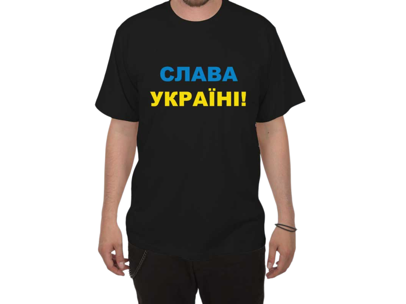 Tričko - SLAVA Ukrajině Barva: Černá, Velikost: XXXL