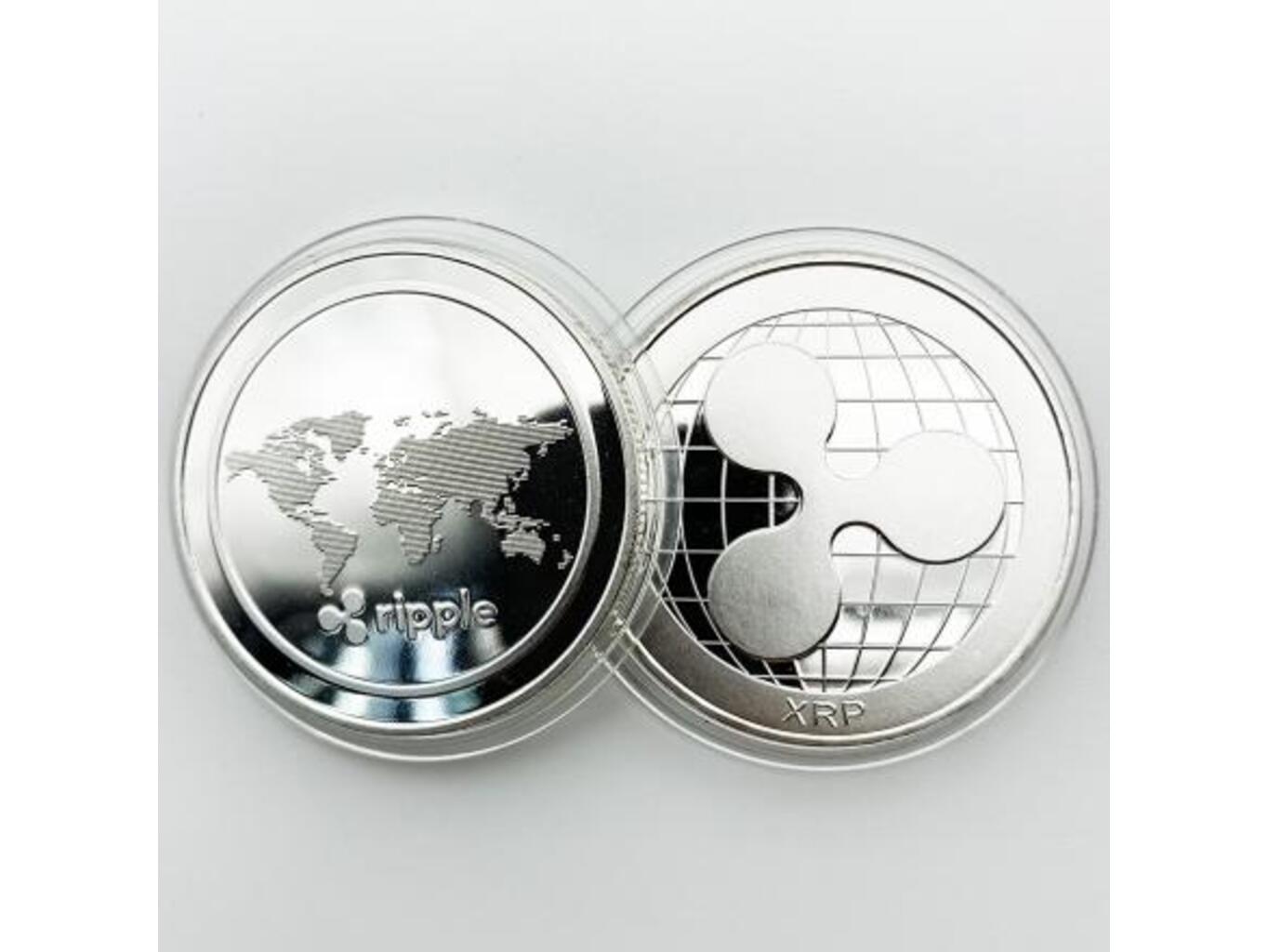 Ripple Coin mince Barva: Stříbrná