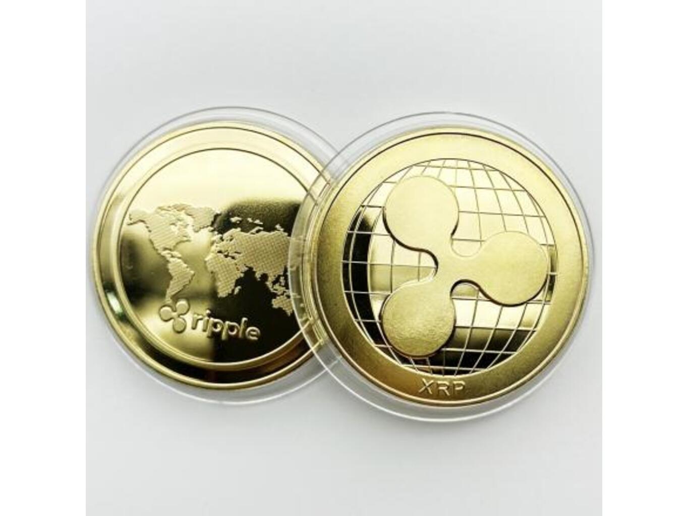 Ripple Coin mince Barva: Zlatá