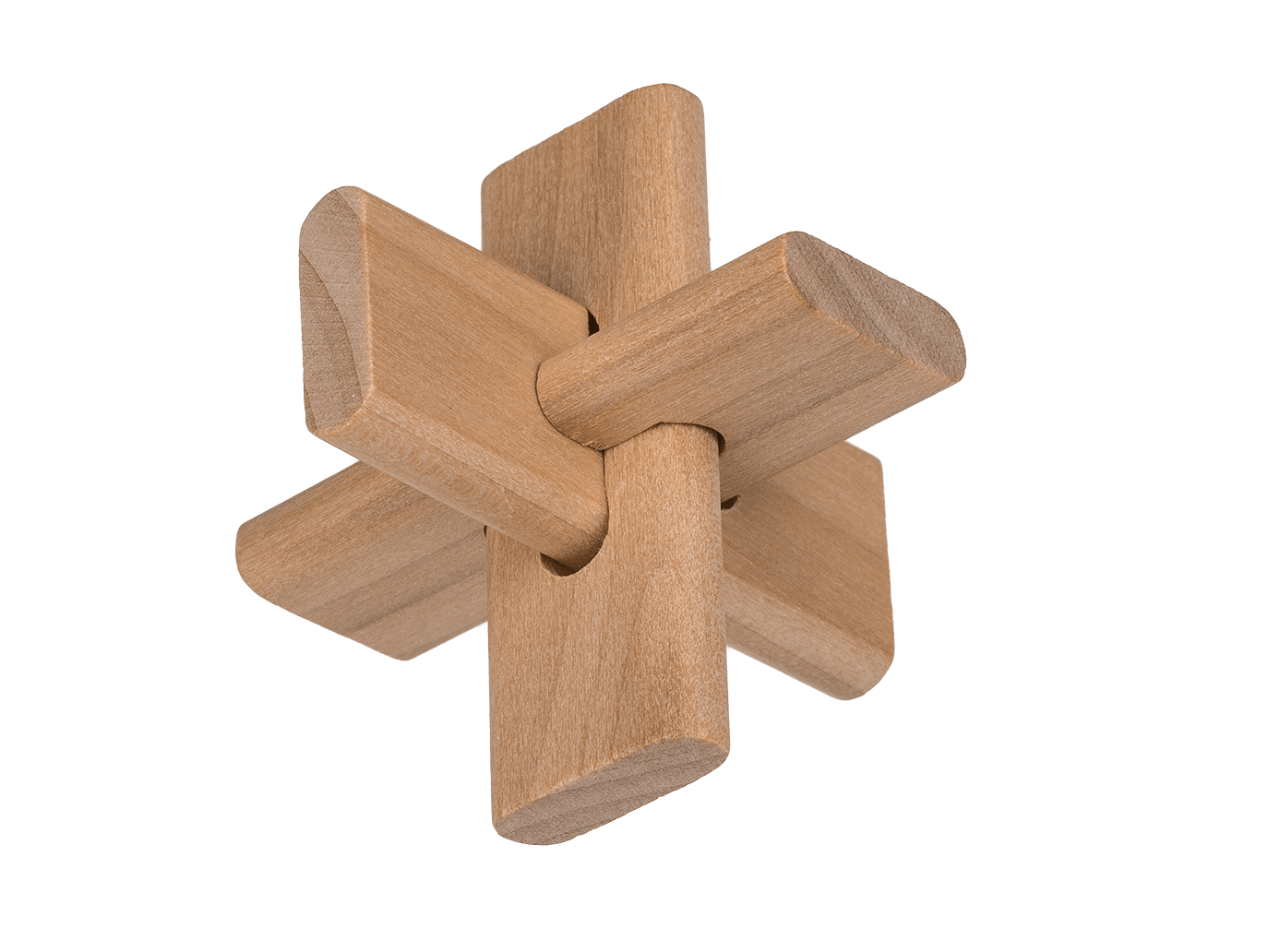 Dřevěný hlavolam 8x5 cm Typ: Typ 6