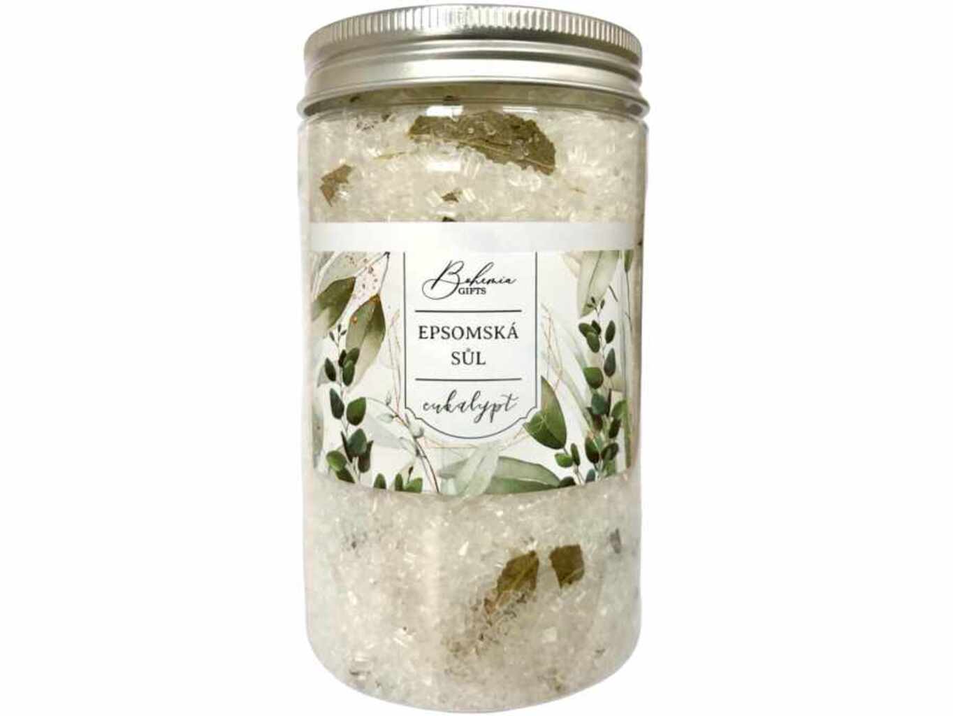 Bohemia Natur koupelová sůl s bylinkami relaxační s eukaliptem 400 g