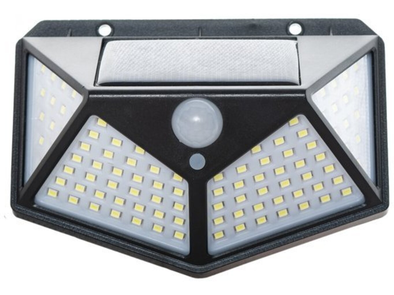 Izoxis Solární venkovní 100 LED SMD osvětlení s pohybovým senzorem