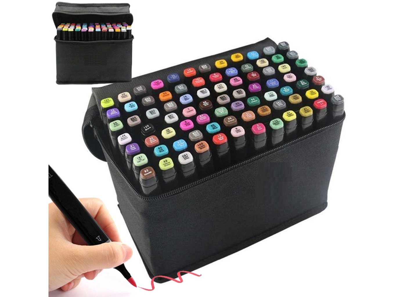 Maaleo Sada oboustranných fixů 80 ks