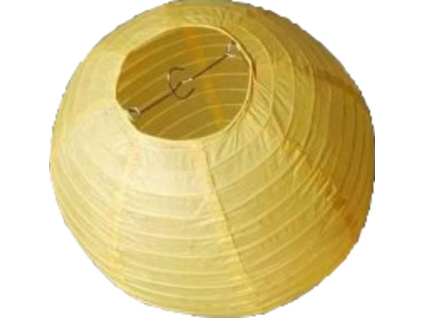 Závěsný lampion - koule - Barva: Žlutá