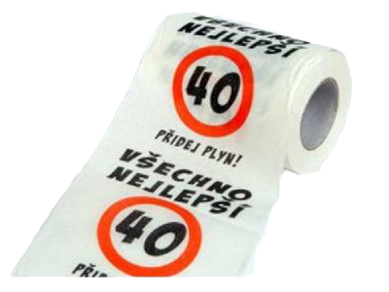 Toaletní papír všechno nejlepší 40