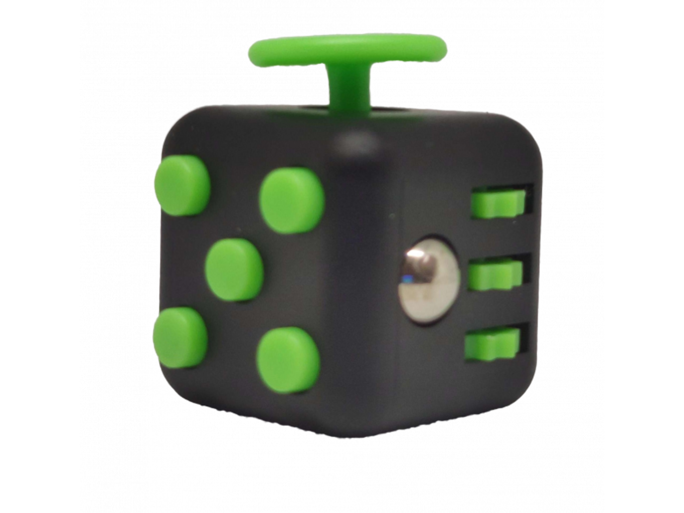 Fidget Cube antistresová kostka Barva: Černo-zelená